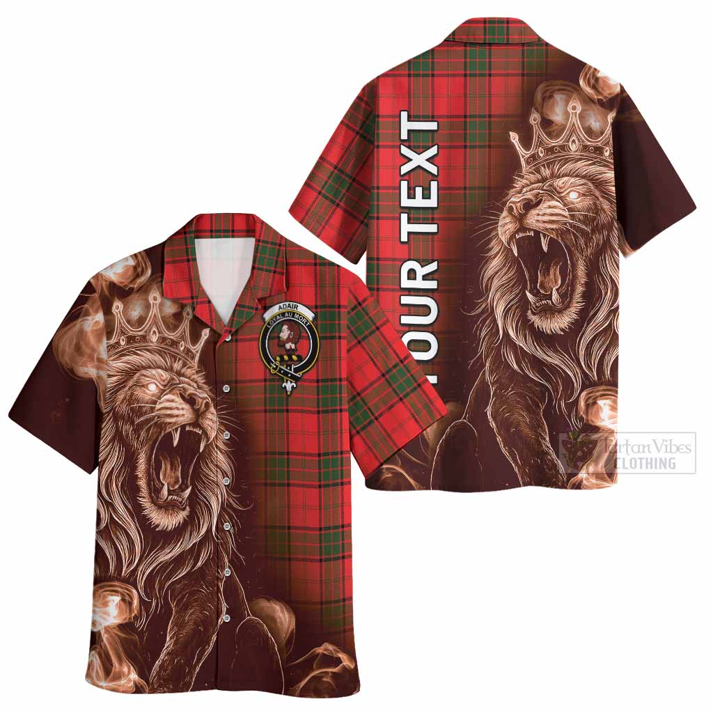 Adair Tartan Hawaiian Shirt Roaring Lion Heritage