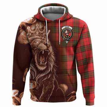 Adair Tartan Hoodie Roaring Lion Heritage