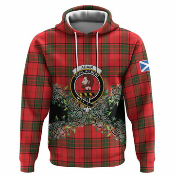 Adair Tartan Hoodie Thistle Scottish Spirit