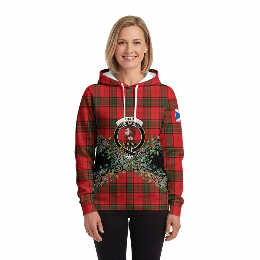 Adair Tartan Hoodie Thistle Scottish Spirit