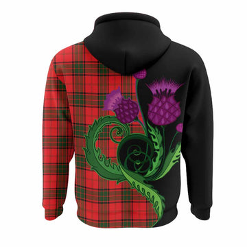 Adair Tartan Hoodie Traditional Scottish Thistle