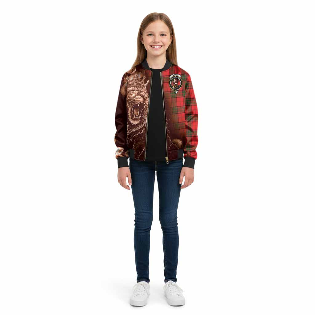 Adair Tartan Kid Bomber Jacket Roaring Lion Heritage