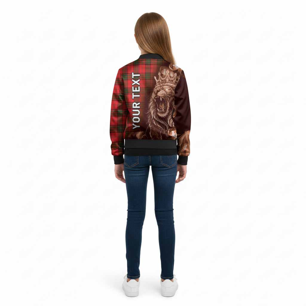 Adair Tartan Kid Bomber Jacket Roaring Lion Heritage