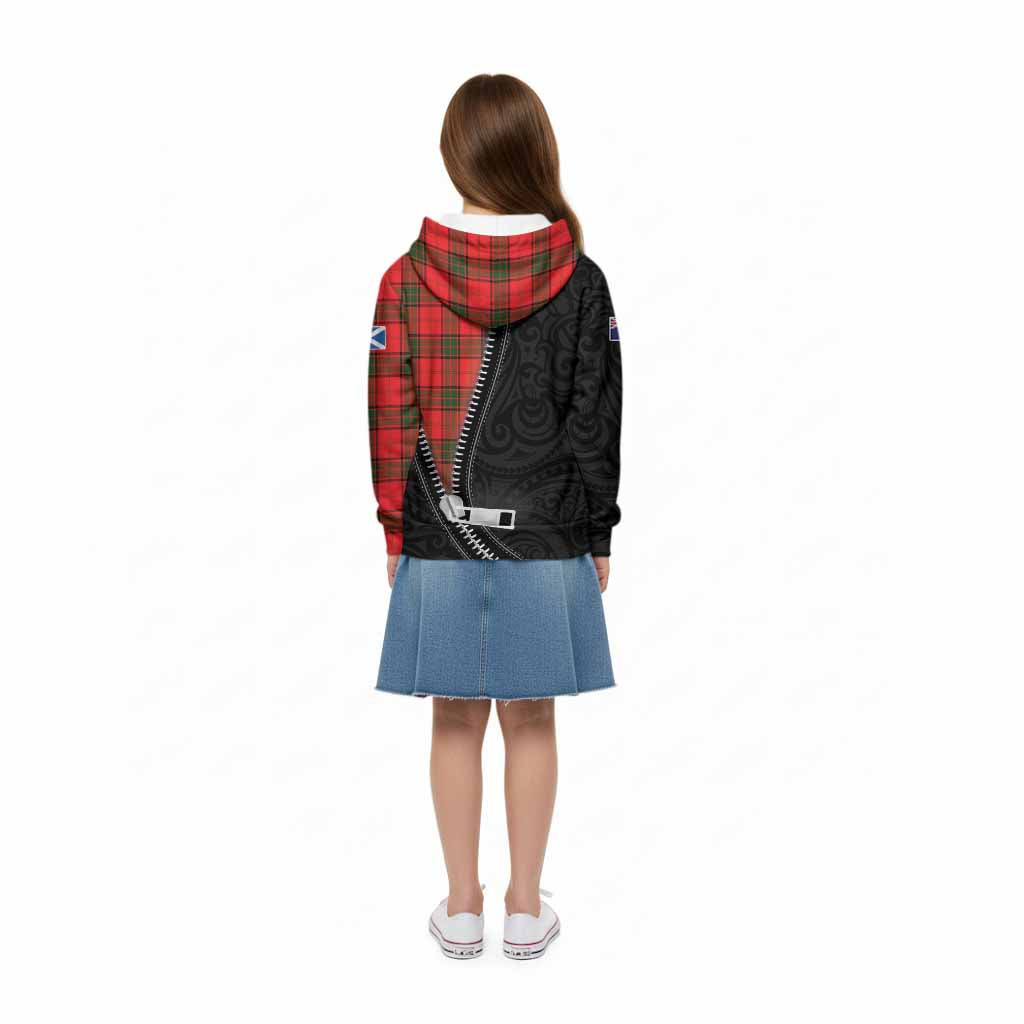 Adair Tartan Kid Hoodie New Zealand Pattern Unique Zipper Stylized