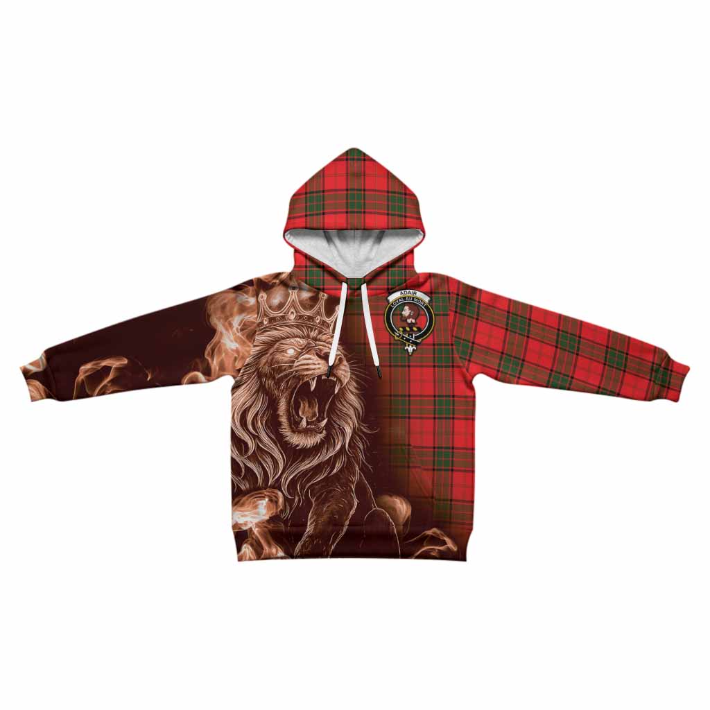 Adair Tartan Kid Hoodie Roaring Lion Heritage