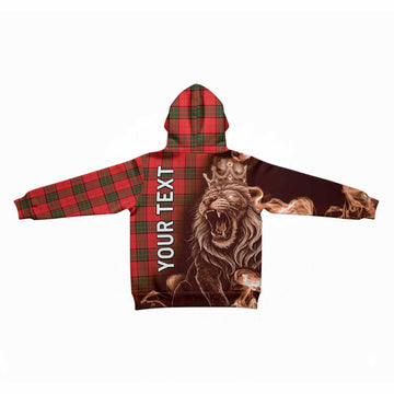 Adair Tartan Kid Hoodie Roaring Lion Heritage