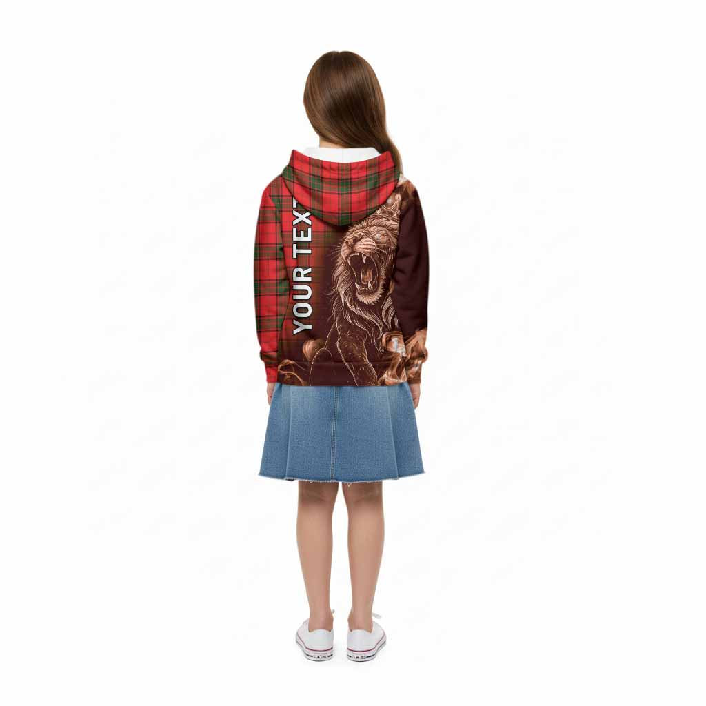 Adair Tartan Kid Hoodie Roaring Lion Heritage