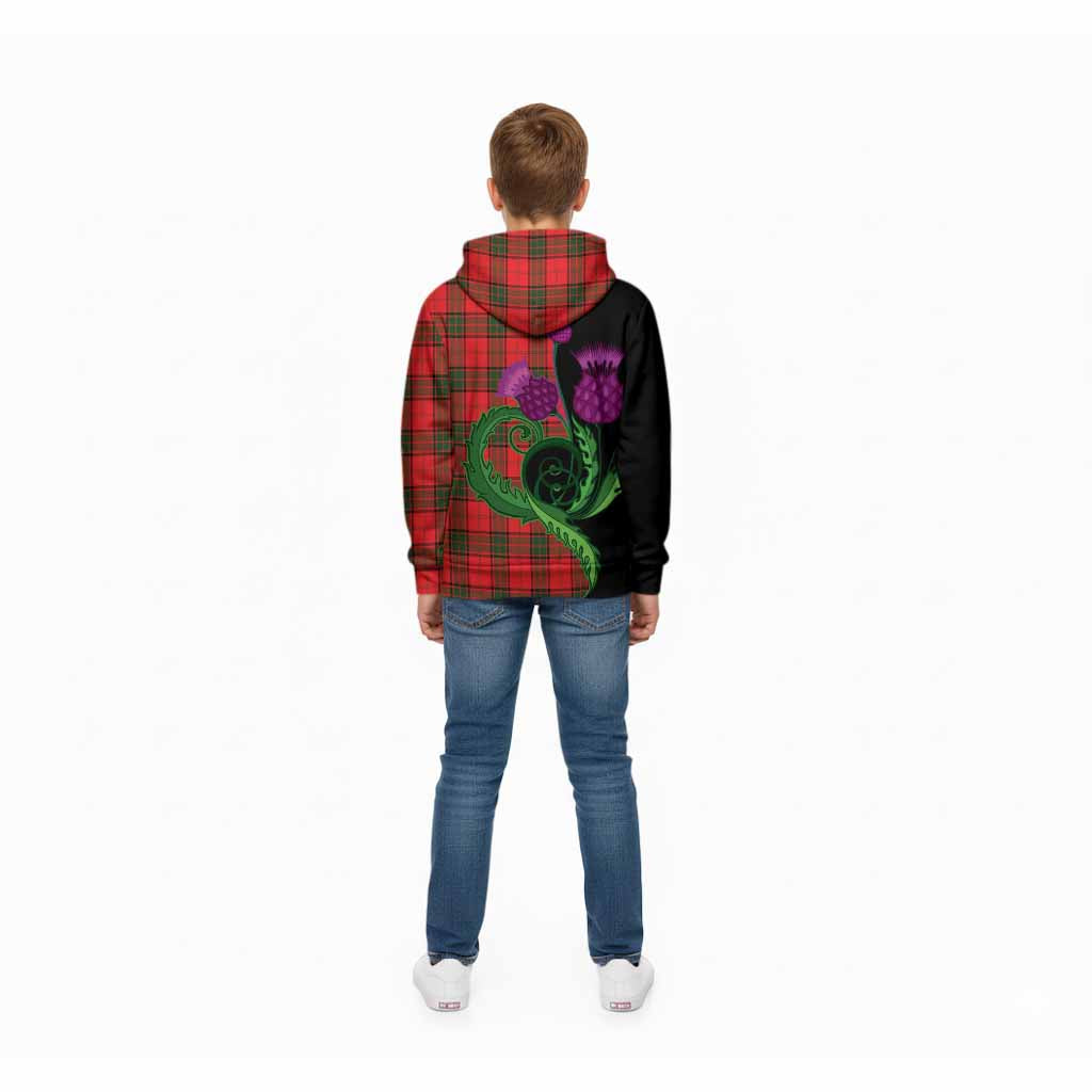 Adair Tartan Kid Hoodie Traditional Scottish Thistle