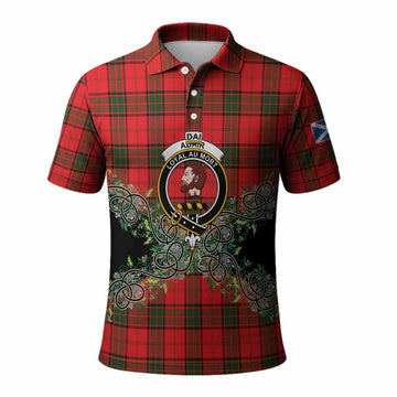 Adair Tartan Polo Shirt Thistle Scottish Spirit