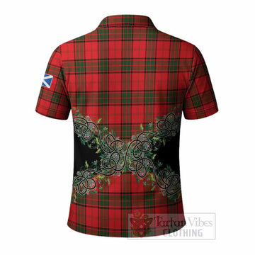 Adair Tartan Polo Shirt Thistle Scottish Spirit
