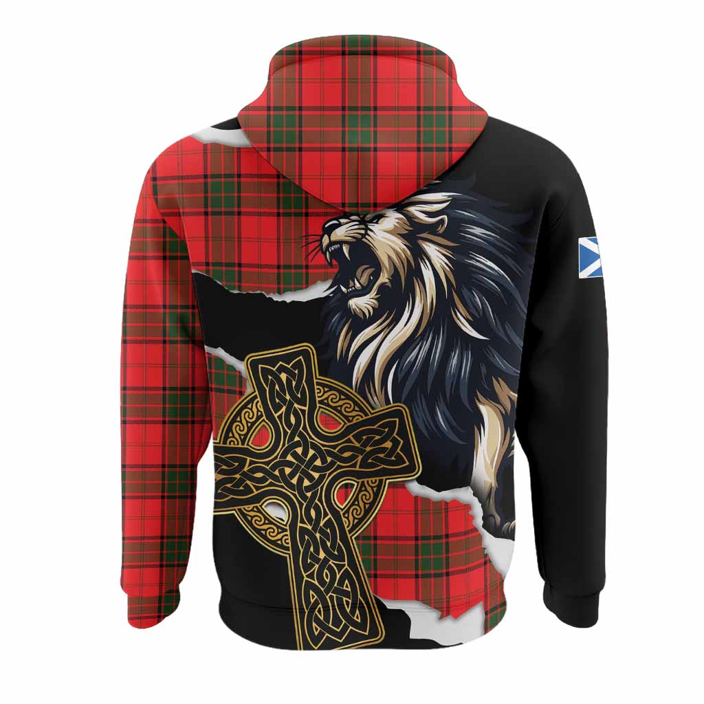 Adair Tartan Scottish Hoodie Lion Celtic Heritage