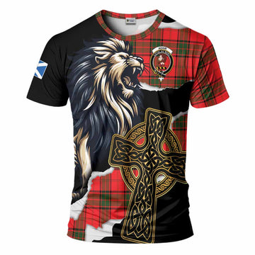 Adair Tartan Scottish T-Shirt Lion Celtic Heritage