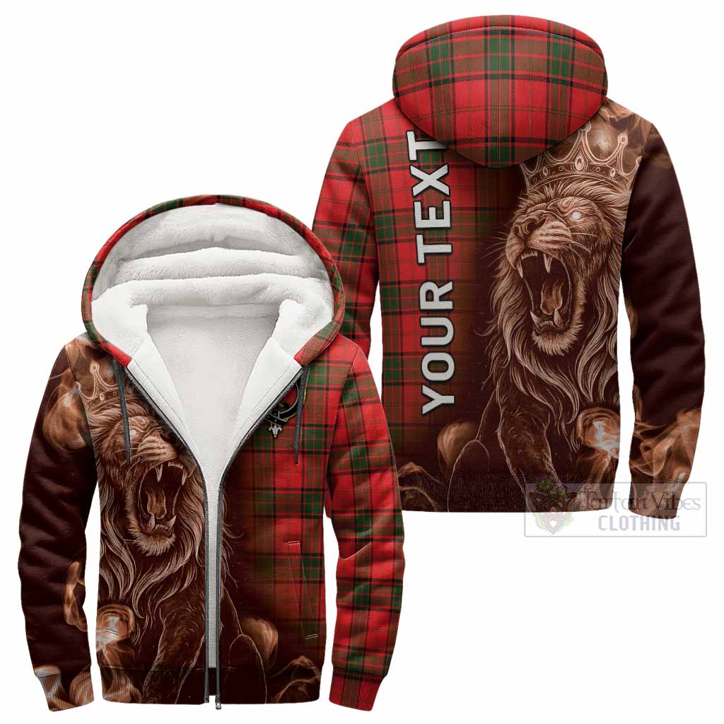 Adair Tartan Sherpa Hoodie Roaring Lion Heritage