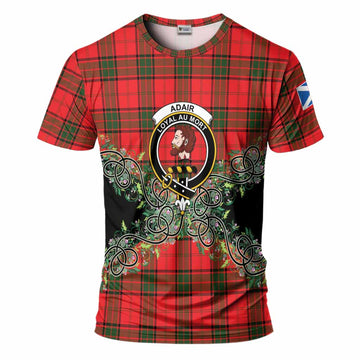 Adair Tartan T-Shirt Thistle Scottish Spirit