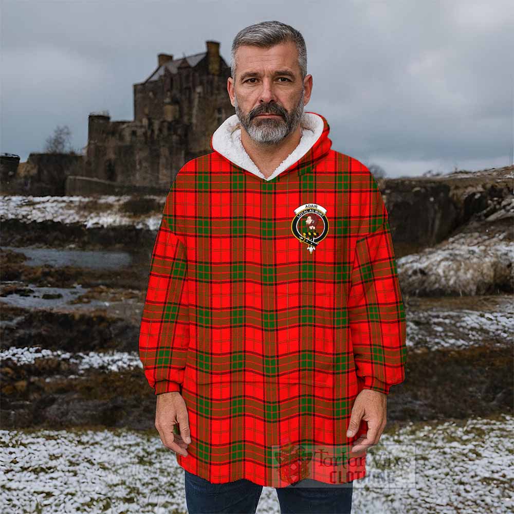 Adair Tartan Wearable Blanket with Family Crest - Tartan Vibes Clothing