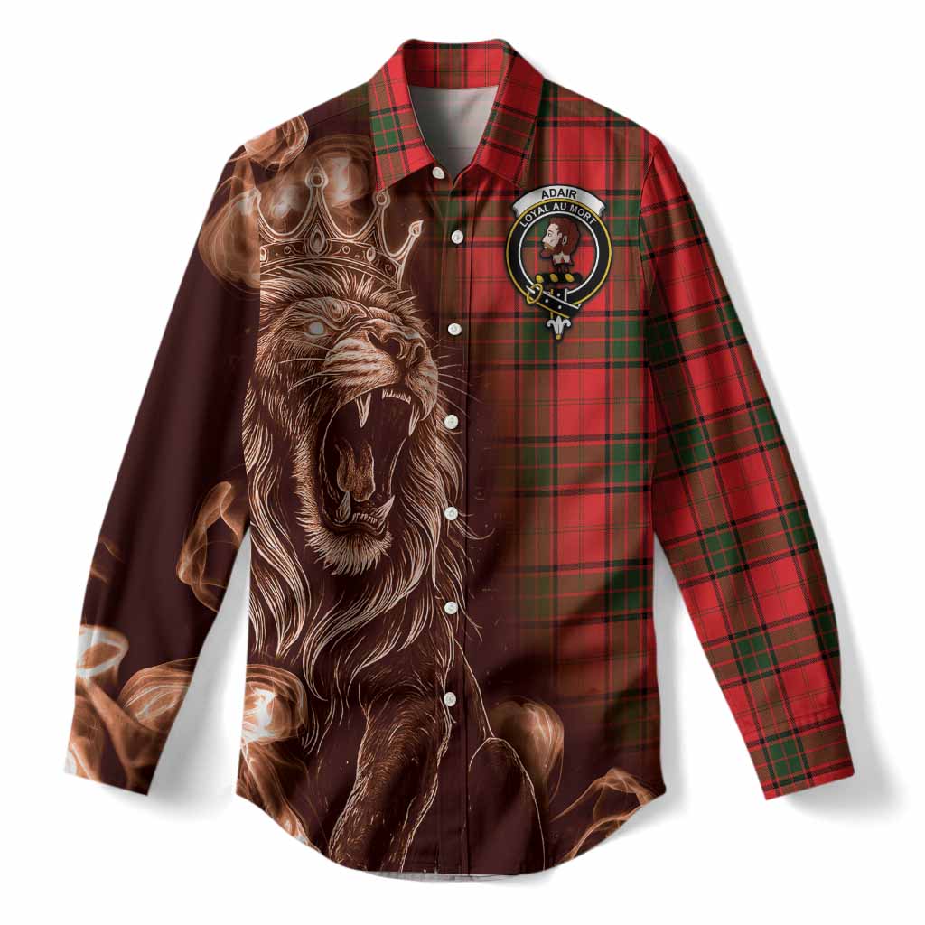 Adair Tartan Women Casual Shirt Roaring Lion Heritage