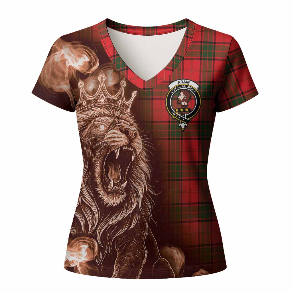 Adair Tartan Women T shirt Roaring Lion Heritage