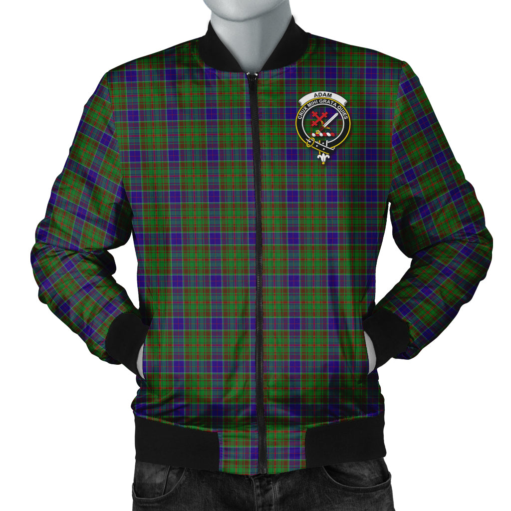 Adam Tartan Bomber Jacket with Family Crest Unisex - Tartanvibesclothing