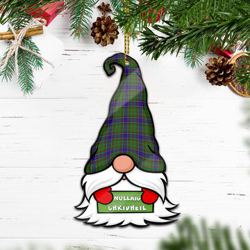 Adam Gnome Christmas Ornament with His Tartan Christmas Hat