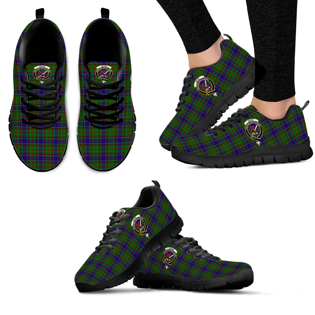 Adam Tartan Sneakers with Family Crest - Tartan Vibes Clothing