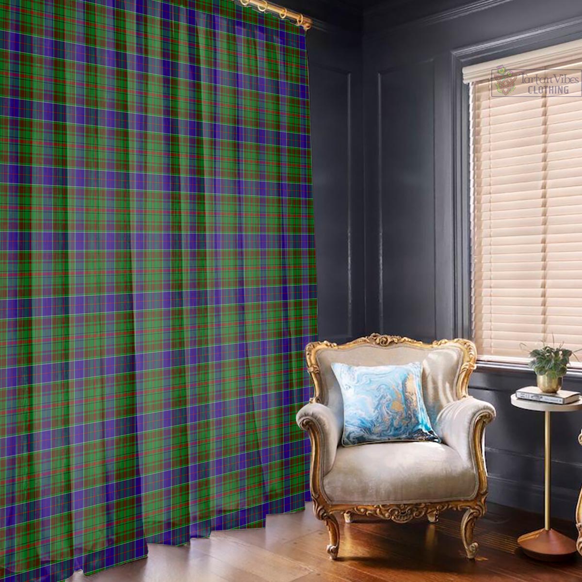 Adam Tartan Window Curtain With Grommets - Tartan Vibes Clothing