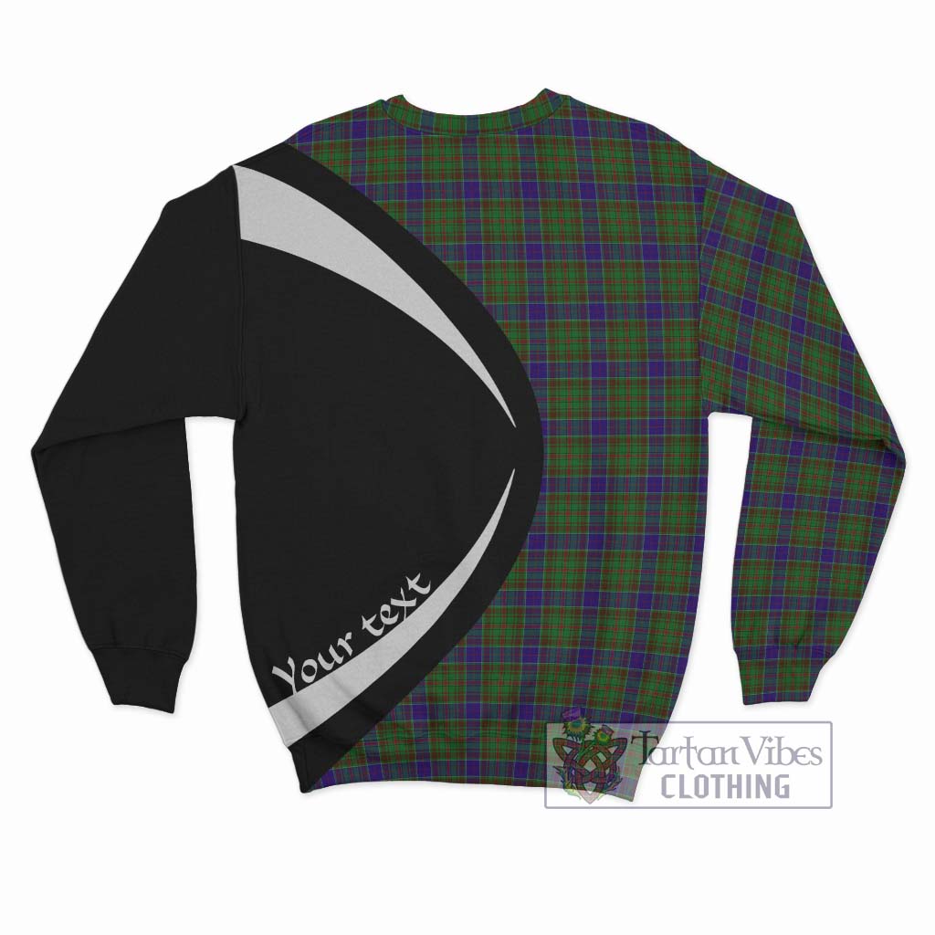 Adam Tartan Sweatshirt with Family Crest Circle Style - Tartan Vibes Clothing