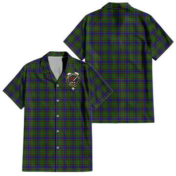 adam-tartan-short-sleeve-button-down-shirt-with-family-crest