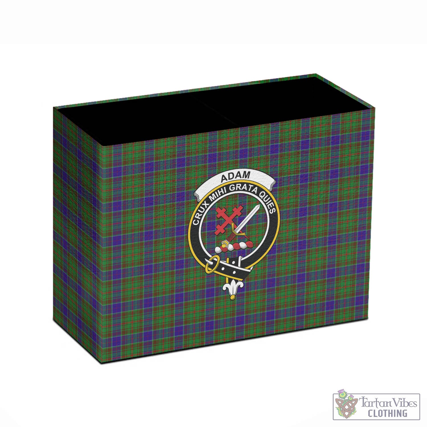 Adam Tartan Pen Holder with Family Crest - Tartan Vibes Clothing