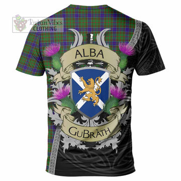 Adam Tartan Family Crest T-Shirt Lion Rampant Royal Thistle Shield Celtic Inspired