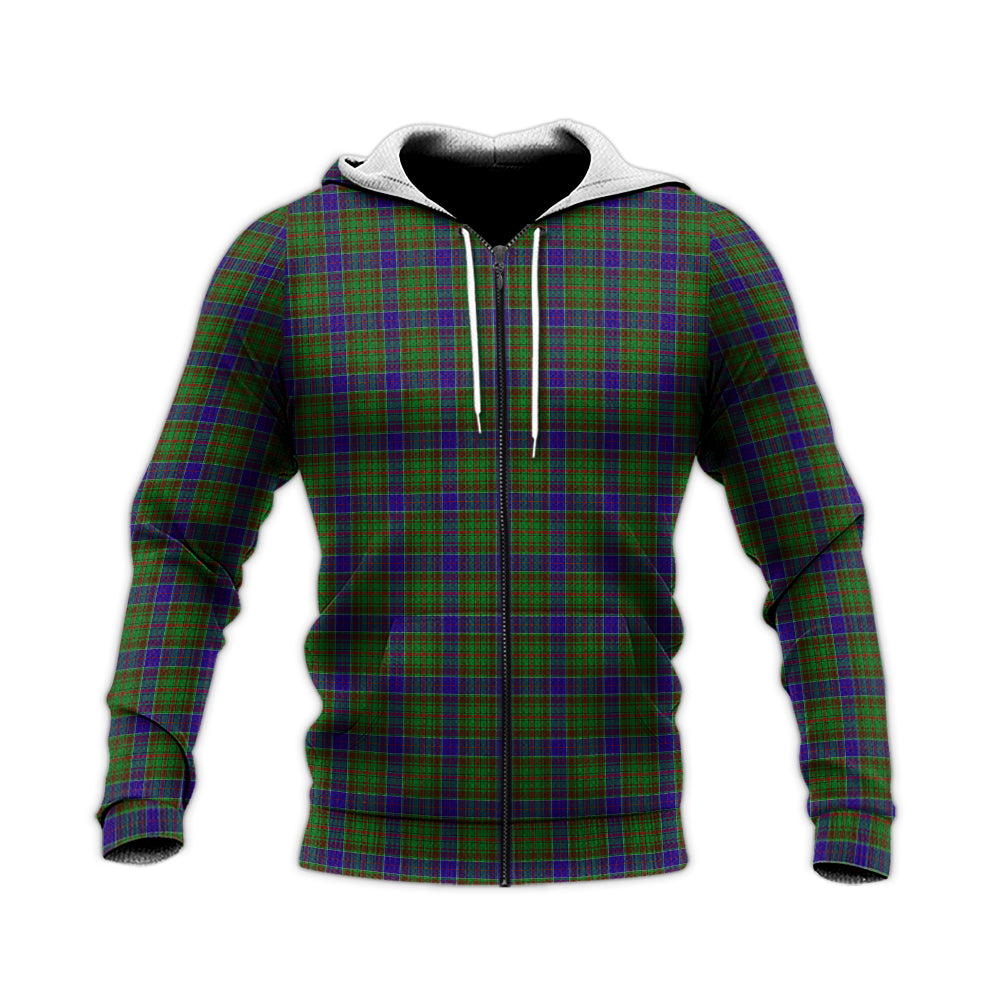 Adam Tartan Knitted Hoodie Unisex Knitted Zip Hoodie - Tartanvibesclothing
