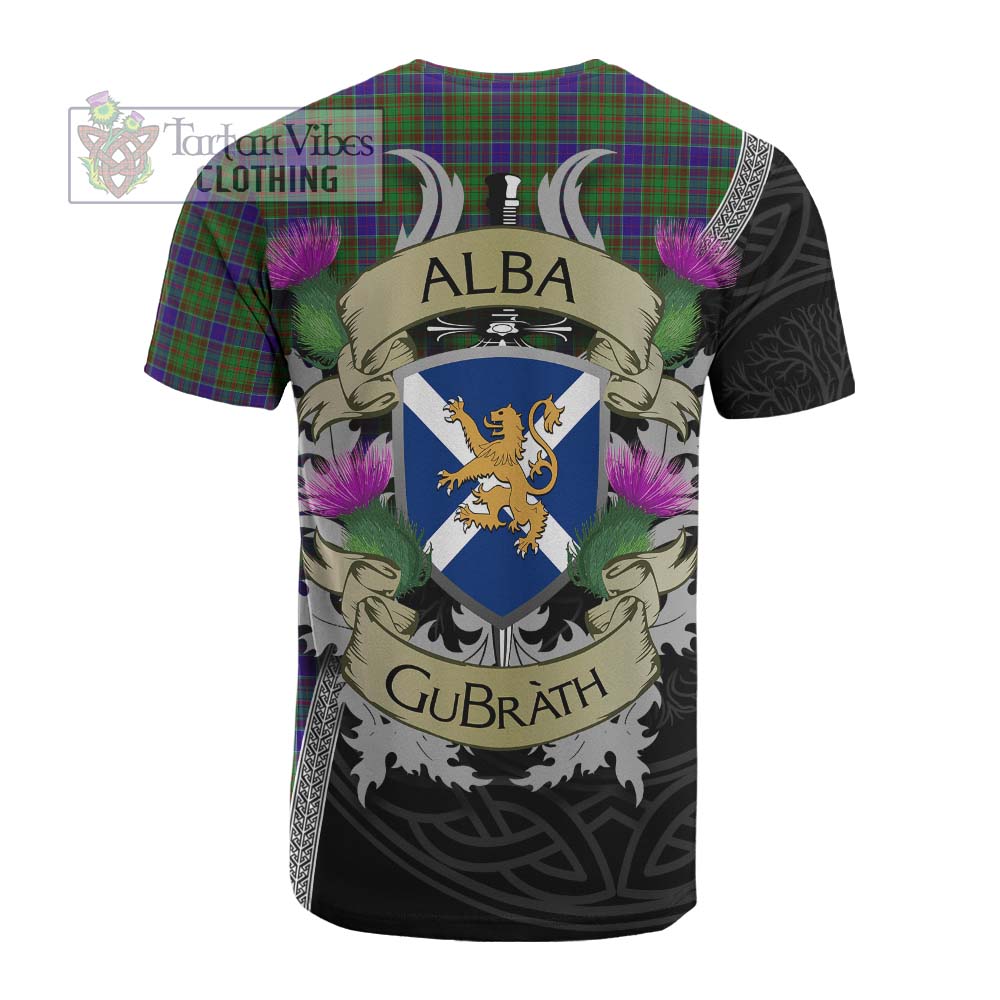 Tartan Vibes Clothing Adam Tartan Family Crest Cotton T-shirt Lion Rampant Royal Thistle Shield Celtic Inspired