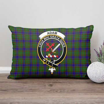 Adam Tartan Pillow Cover with Family Crest