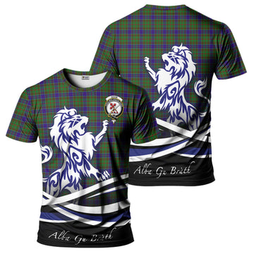Adam Tartan T-Shirt with Alba Gu Brath Regal Lion Emblem