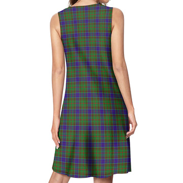 Adam Tartan Womens Casual Dresses