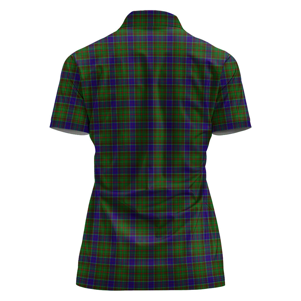 Adam Tartan Polo Shirt For Women - Tartanvibesclothing