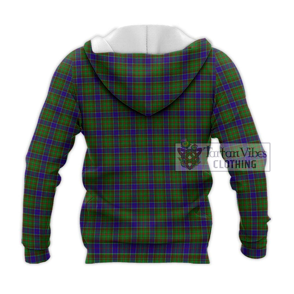 Adam Tartan Knitted Hoodie with Family Crest DNA In Me Style - Tartanvibesclothing Shop