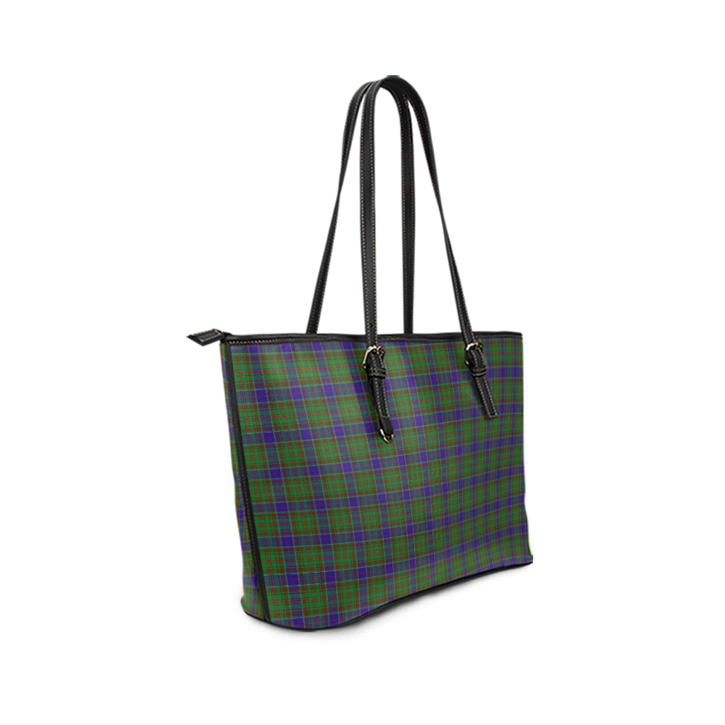 Adam Tartan Leather Tote Bag - Tartanvibesclothing