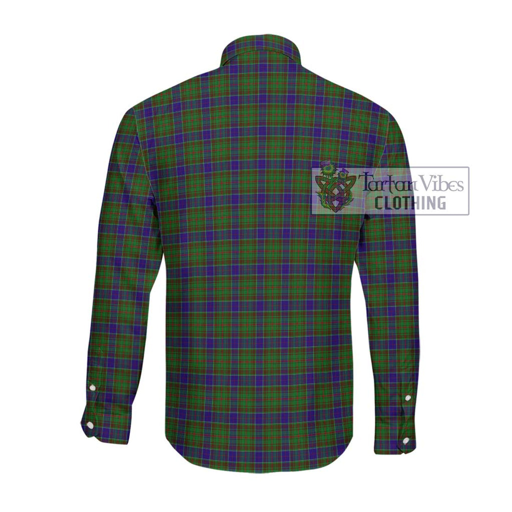 Adam Tartan Long Sleeve Button Shirt with Family Crest DNA In Me Style - Tartan Vibes Clothing