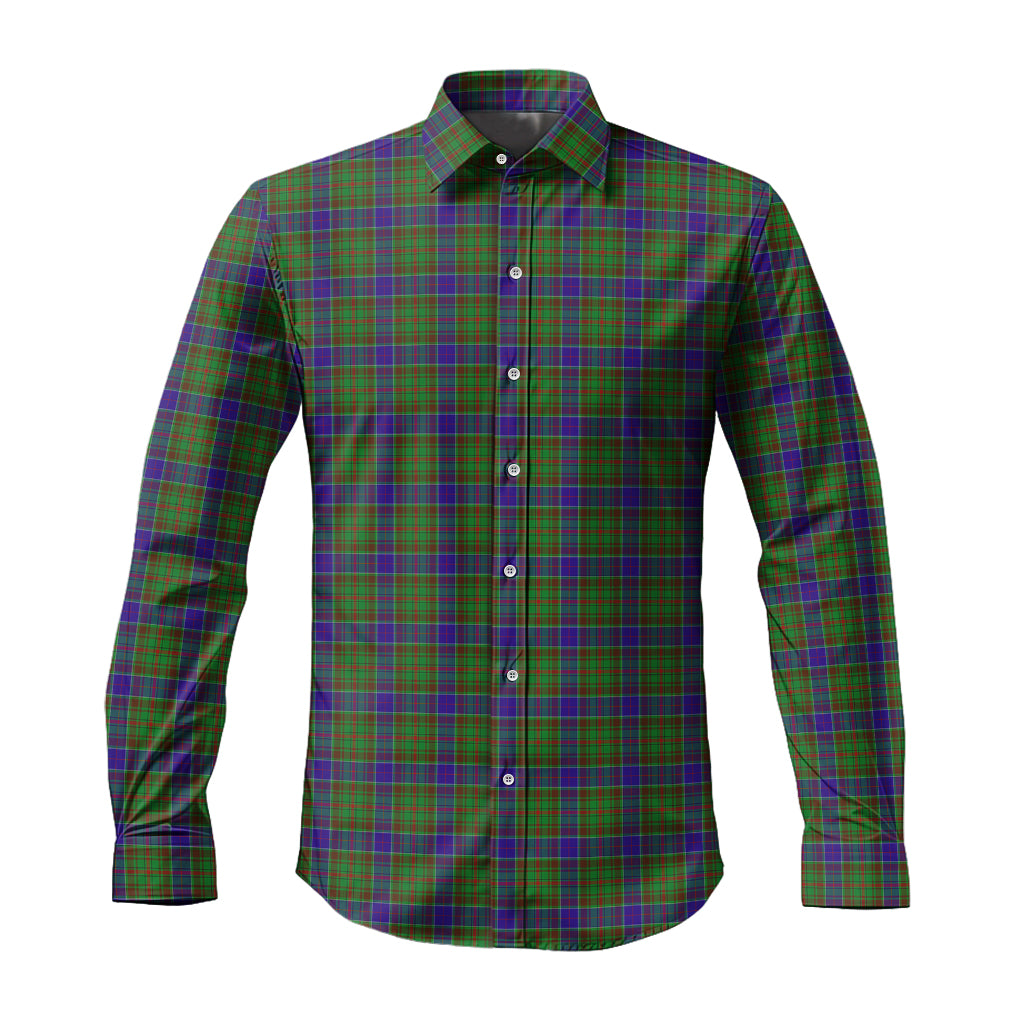 Adam Tartan Long Sleeve Button Up Shirt - Tartanvibesclothing