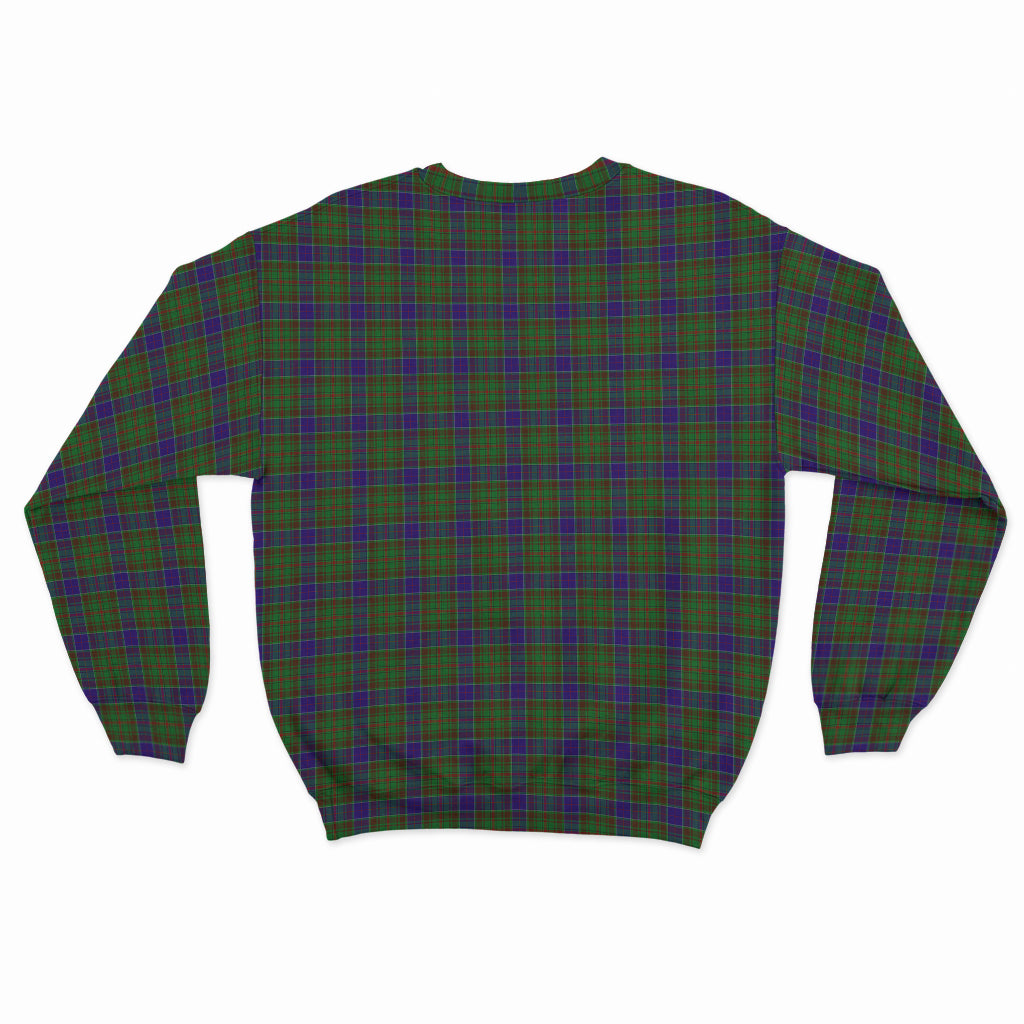 Adam Tartan Sweatshirt with Family Crest - Tartan Vibes Clothing