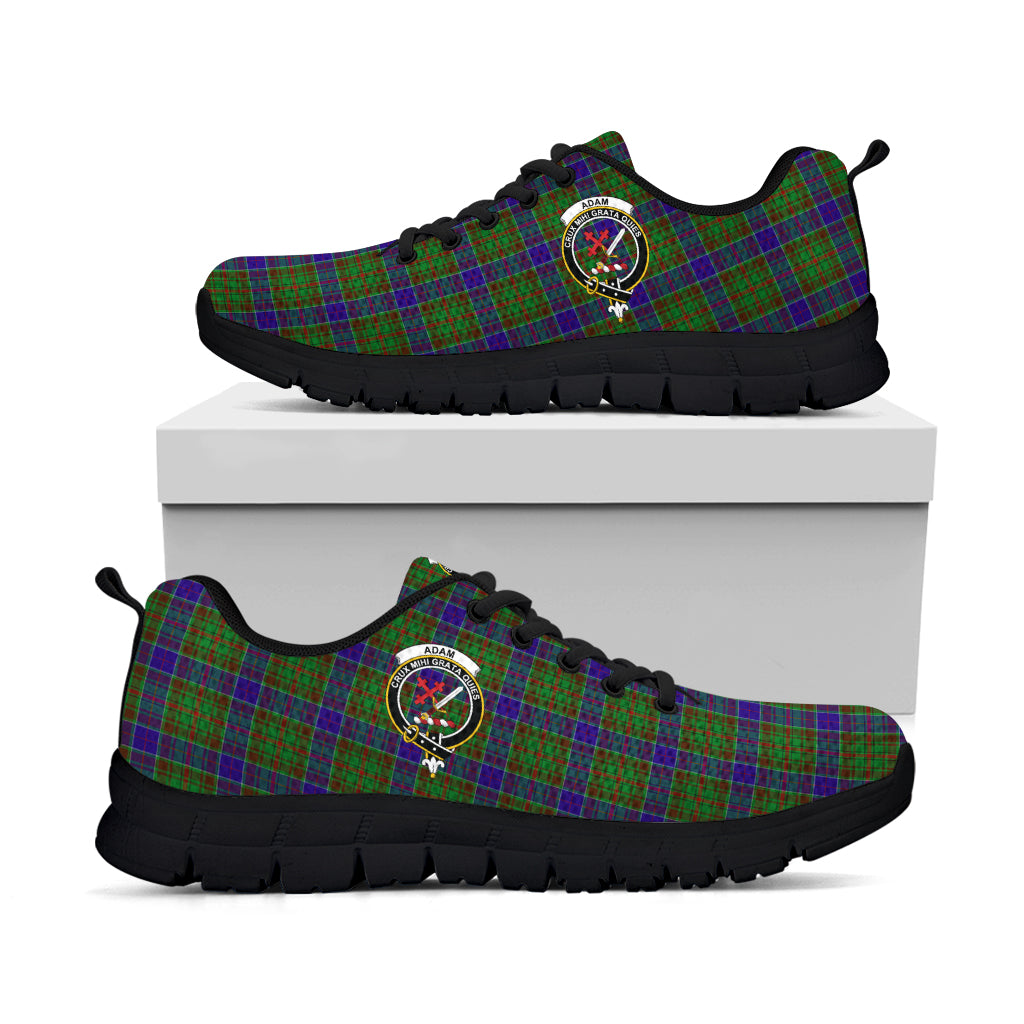 Adam Tartan Sneakers with Family Crest - Tartan Vibes Clothing