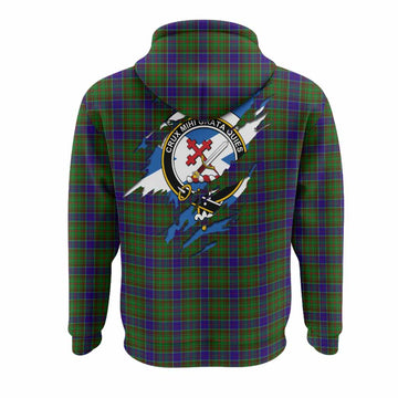 Adam Clan Crest In Me Tartan Hoodie Scotland Flag Style
