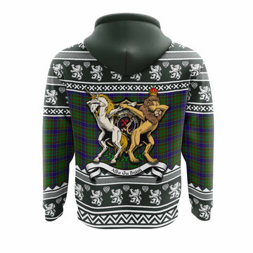 Adam Clan Tartan Crest Christmas Hoodie Coat of Arms Funny Style