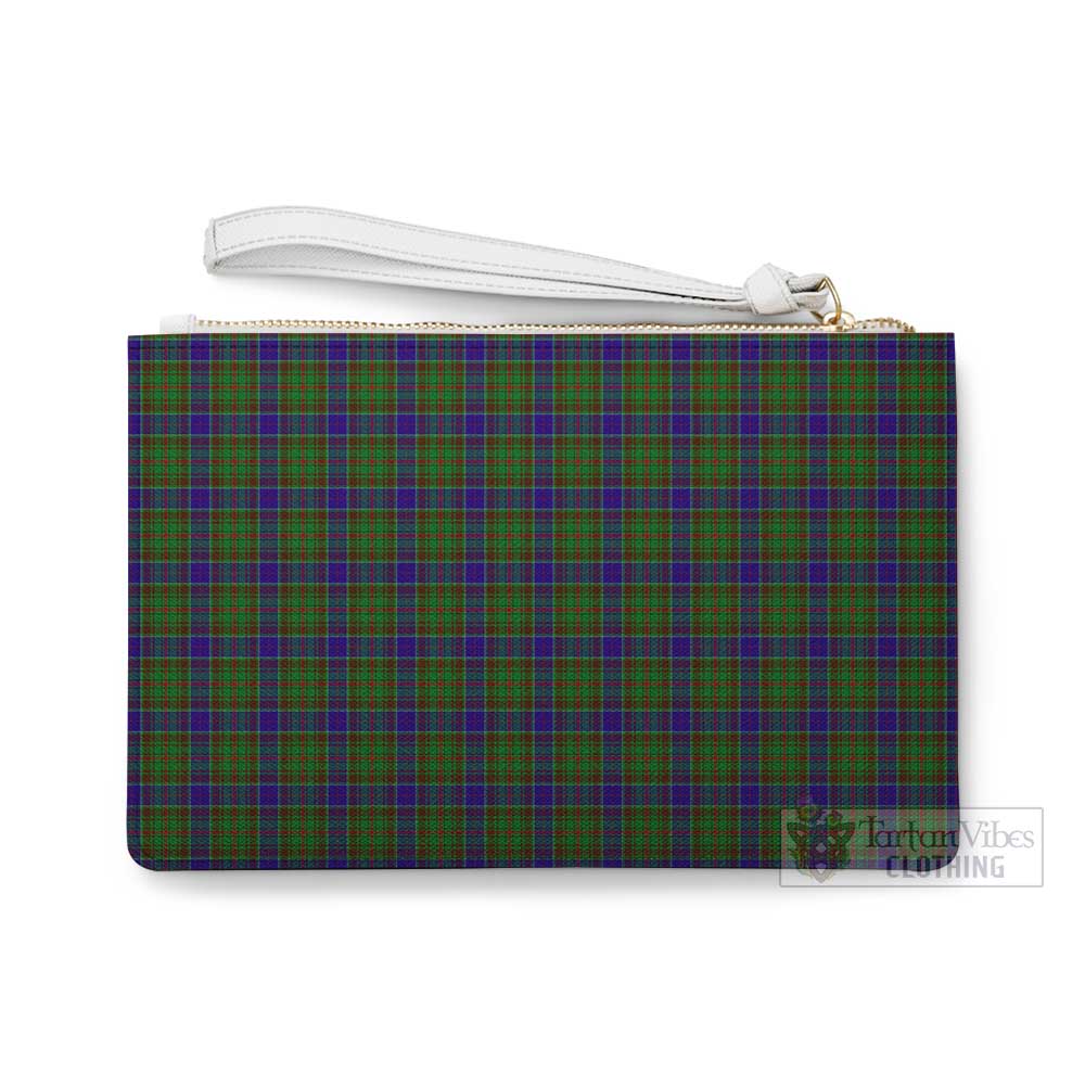 Tartan Vibes Clothing Adam Family Crest Tartan Clutch Bag