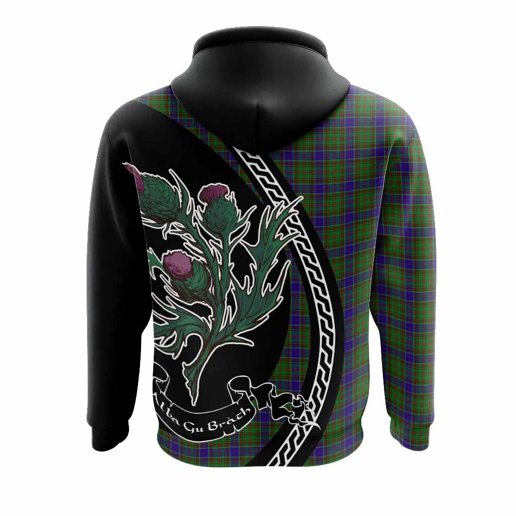 Adam Family Crest Tartan Hoodie Alba Thistle Inspired - Tartan Vibes Clothing