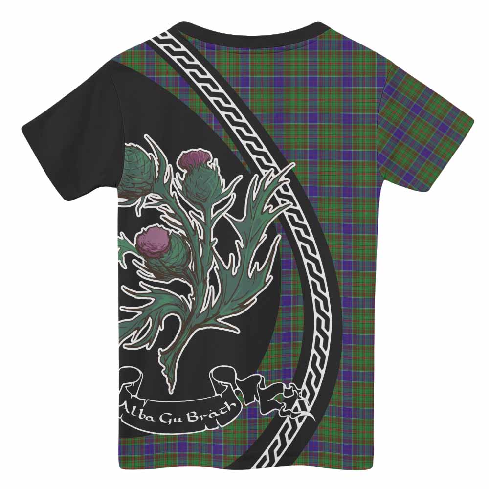 Adam Family Crest Tartan Kid T-shirt Alba Thistle Inspired - Tartan Vibes Clothing