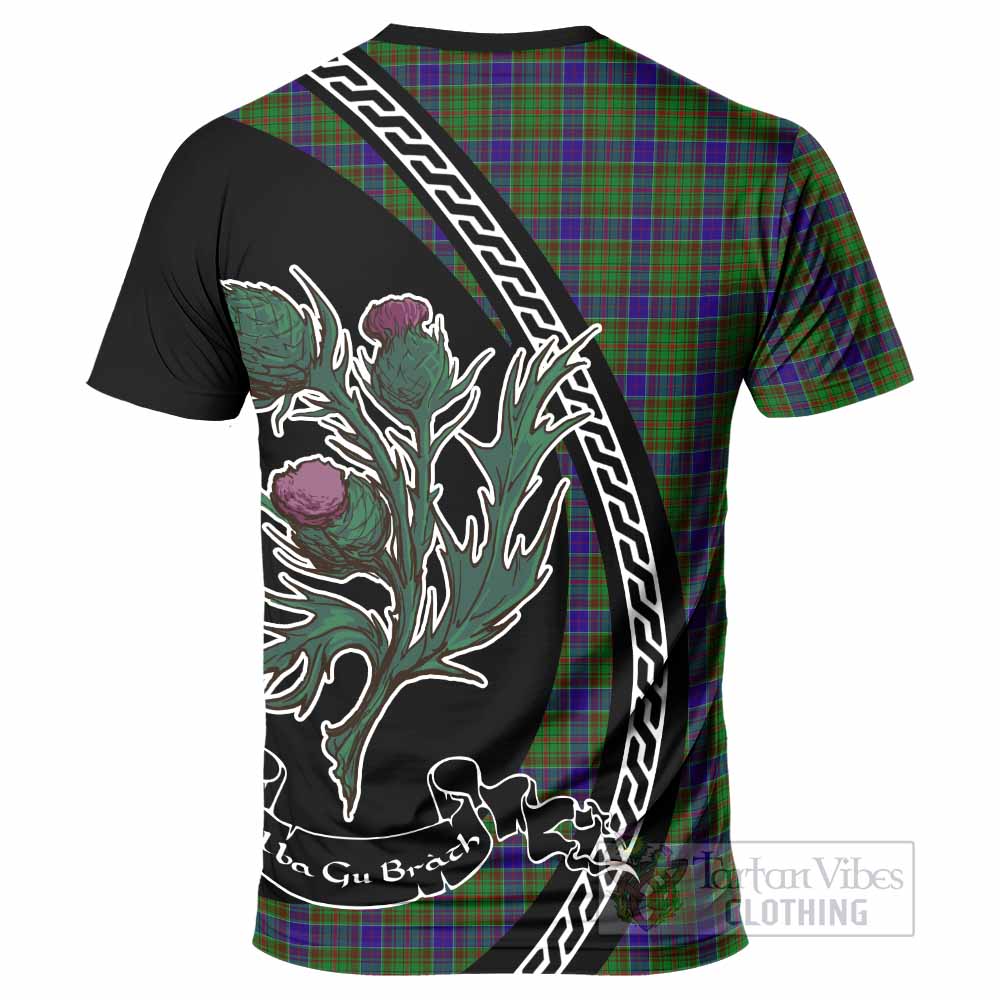 Adam Family Crest Tartan T-Shirt Alba Thistle Inspired - Tartan Vibes Clothing