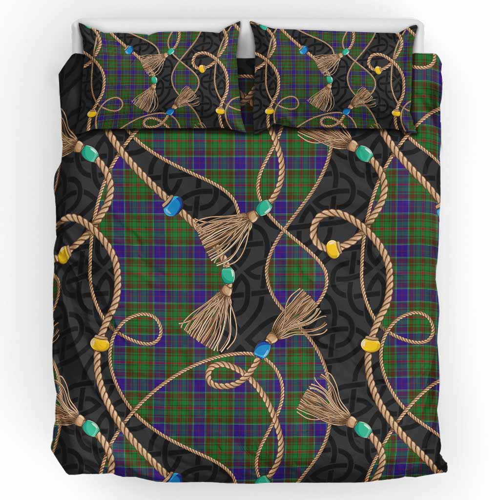 Adam Scottish Tartan Twisted Ropes Stylized Bedding Set UK Bedding Set UK King 91*87 inch - Tartan Vibes Clothing