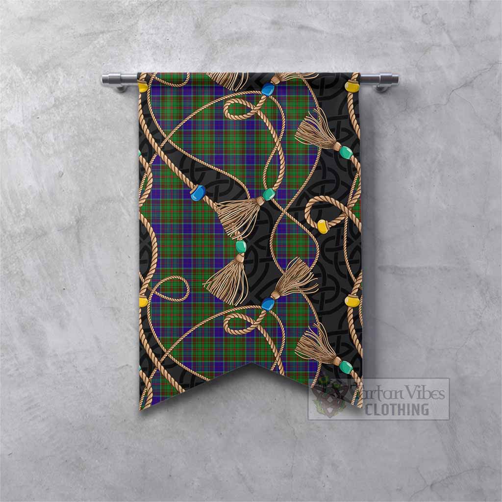 Adam Scottish Tartan Twisted Ropes Stylized Gonfalon Fishtail - Tartan Vibes Clothing