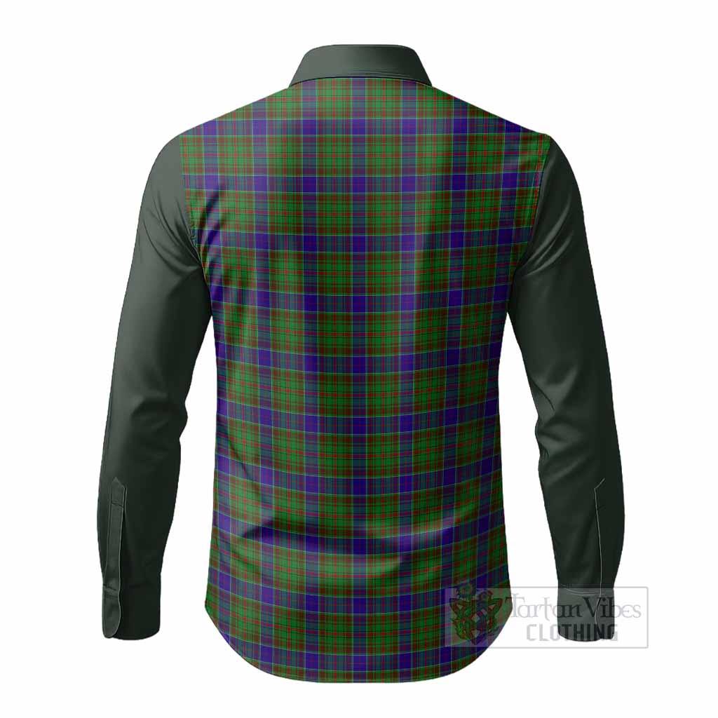 Adam Tartan Accent Long Sleeve Button Shirts with Family Crest